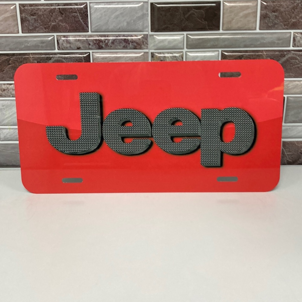 COPY - Jeep Logo License Plate